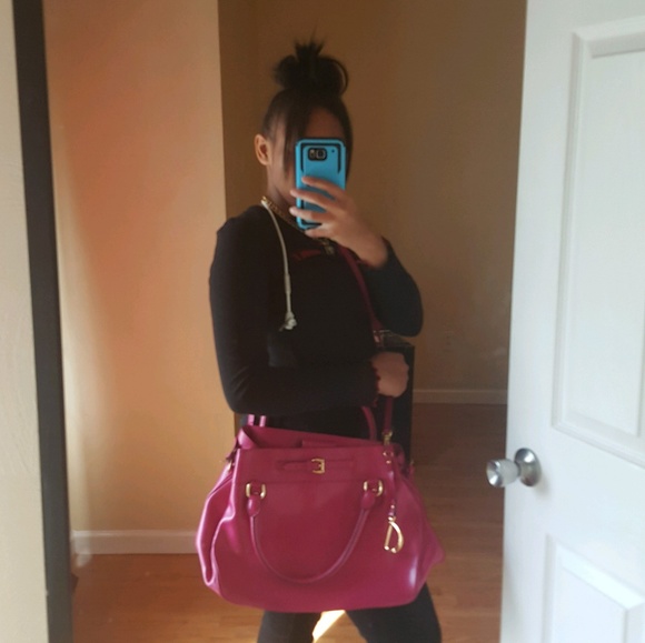 Large Satchel/ Chandler Saffiano Satchel - Picture 5 of 8